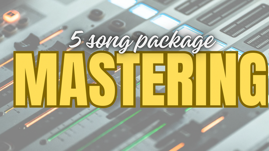 Mastering 5 Songs (Package deal)
